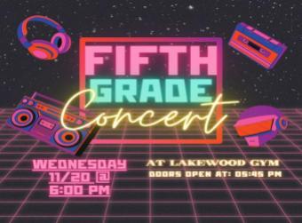 Fifth Grade 80's Concert